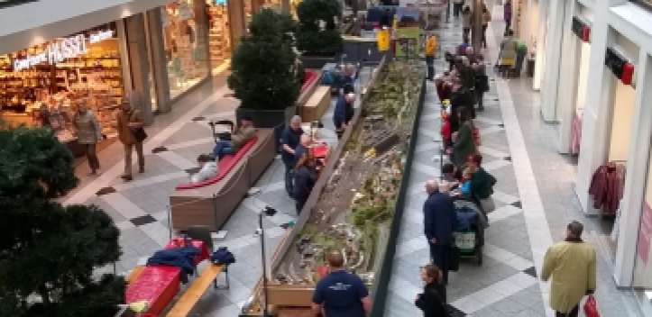 Modellbahn-Ausstellung in der Goethe Galerie