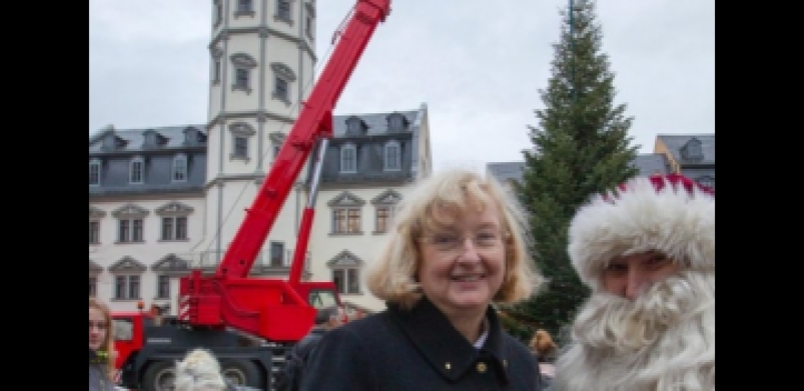 Weißtanne für den Geraer Märchenmarkt