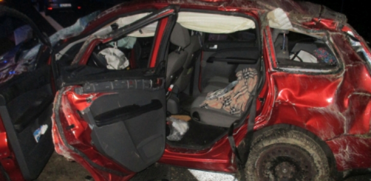 Fünf Verletzte bei Unfall 