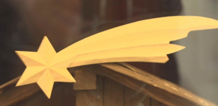 Krippenbau auf dem Johannisplatz