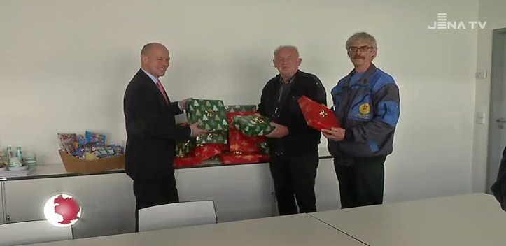 Geschenke für Kinder: Die Goethe Galerie unterstützt die Weihnachtsfeier der Jenaer Tafel