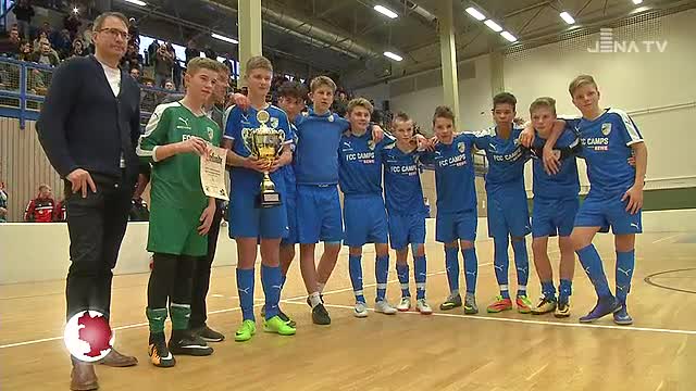 Verpasst: Die U14-Spieler des FC Carl Zeiss Jena schlitterten knapp am Turniersieg vorbei