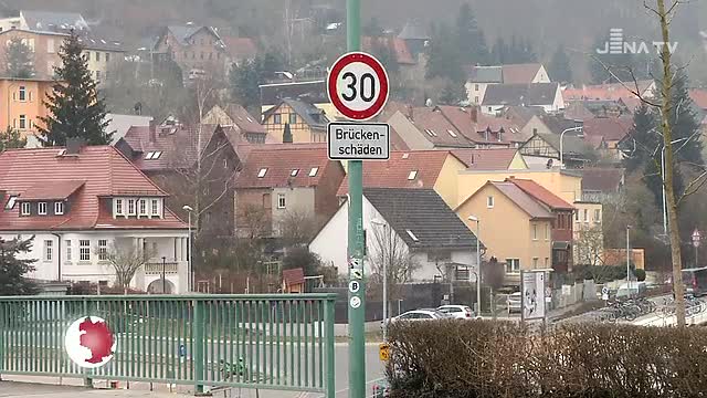 Brücke gesperrt: In der Carl-Zeiss-Promenade gibt es Einschränkungen für den Schwerlastverkehr