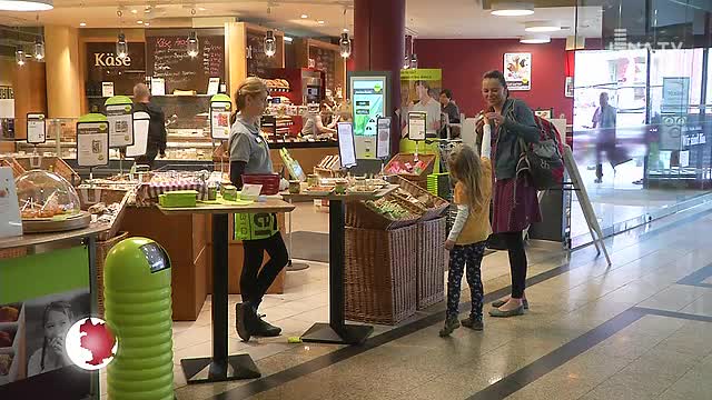 Gesundheitstag: In der Holzmarkt-Passage ging es heute um Fitness und gesunde Ernährung 