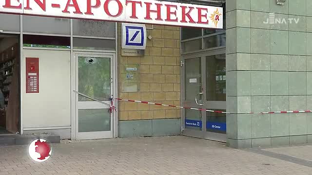 Geldautomaten gesprengt: In der Karl-Marx-Allee in Lobeda-West gab es hohen Schaden