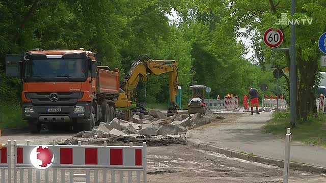 Kreuzung gesperrt: In der Brücken- und Wiesenstraße gibt es gravierende Verkehrseinschränkungen 