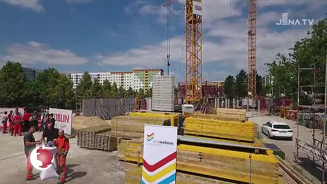 Einladung: In Lobeda legte jenawohnen den Grundstein für das erste Hochhaus nach der Wende