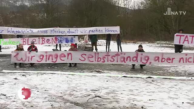 Streitthema im Fokus: Am Sonntag wurde der Wagenplatz in Löbstedt geräumt