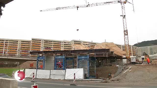 Neu an Brücke: In Lobeda kommt es ab Montag wegen des Traggerüst-Aufbaus zu Umleitungen 
