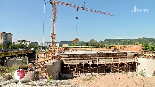 Brückenbau: Die Stadtrodaer Straße in Lobeda ist bis Sonntag wieder voll gesperrt