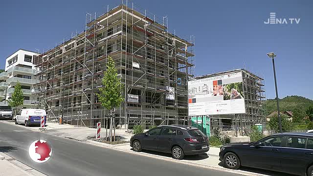 Richtfest gefeiert: Der neue Gebäudekomplex in der Naumburger Straße nimmt Gestalt an 