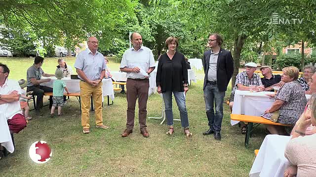 Bauabschluss: In der Liselotte-Herrmann-Straße lud die WG „Carl Zeiss“ zum Mieterfest ein