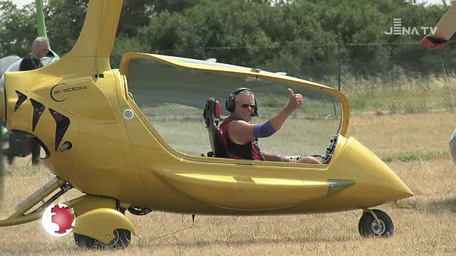 Abflug: Am Wochenende wurde zum dritten Gyro-Jena-FlyIn auf den Flugplatz Schöngleina eingeladen