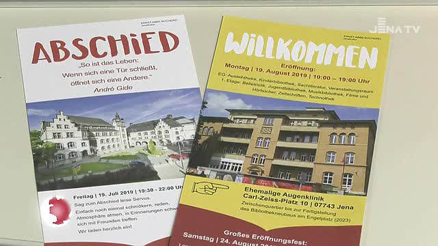 Abschied: Nach 117 Jahren verlässt die Ernst-Abbe-Bücherei ihr Domizil im Volkshaus