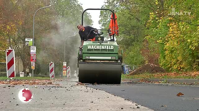Verkehrsbehinderungen: Die Bauarbeiten auf der Camburger Straße sind noch nicht abgeschlossen
