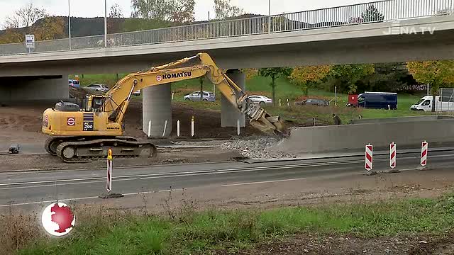 Sperrung und Stau: In der Stadtrodaer Straße wird die Behelfsbrücke abgerissen 