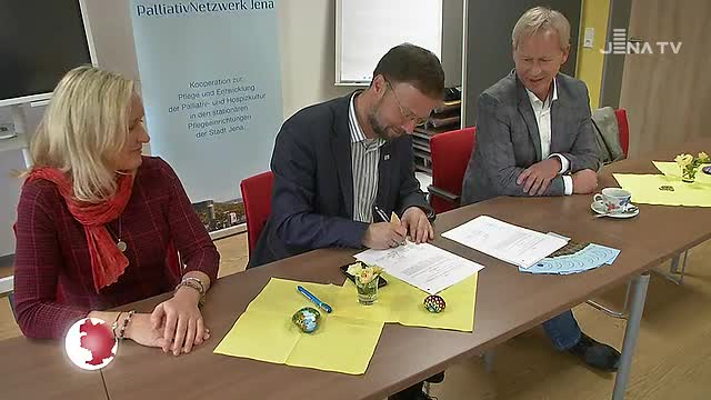 Vernetzung im Fokus: Das Jenaer Hospiz hat einen Kooperationsvertrag mit dem Netzwerk Palliative Geriatrie unterzeichnet
