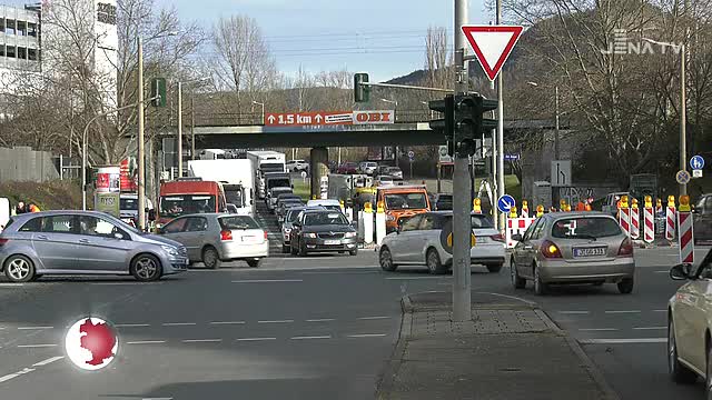 Ampeln ausgeschaltet: An der Angerkreuzung wurde heute die Lichtsignalanlage umgebaut