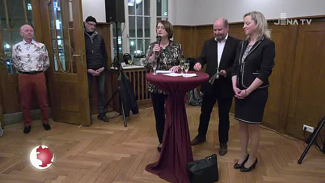 Auf dem Empfang: Die Wohnungsgenossenschaft „Carl Zeiss“ begrüßte das neue Jahr