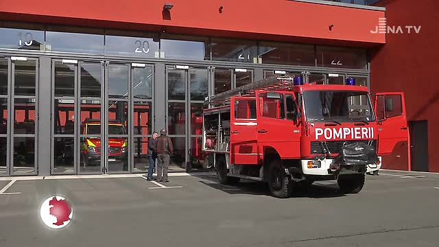 Überreicht: Ein neues Löschfahrzeug soll die Feuerwehr in Lugoj unterstützen