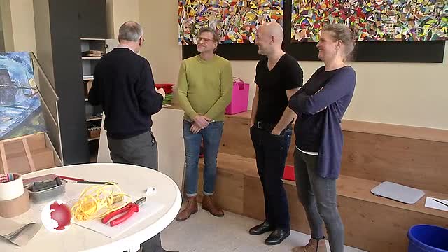 Stadtgemälde: Bis zum Sommer soll ein neues Panorama auf die Leinwand kommen