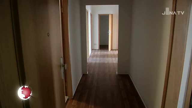 Besichtigt: Die erste zusammengelegte Wohnung der WG „Carl Zeiss“ wurde heute den künftigen Bewohnern vorgestellt