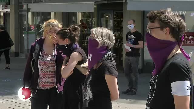 Mahnwache für Landesanordnung: Jenaer machten mobil für die Aufnahme von Flüchtlingen