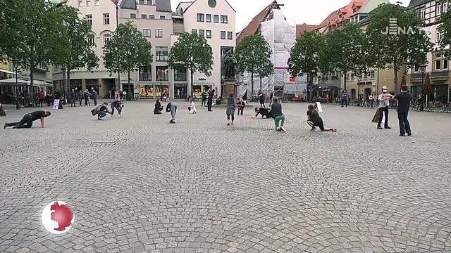 Ausblick: Mit der Demo „Wir bleiben sichtbar“ machten Kulturschaffende auf sich aufmerksam