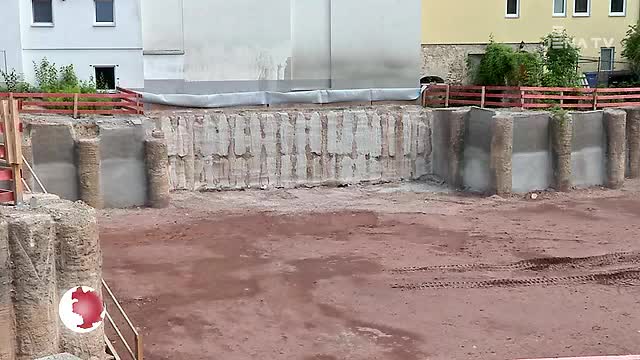 Hochbau startet heute: Am Engelplatz wächst das neue Bibliotheks- und Bürgerservicegebäude