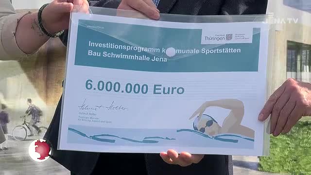 Förderung erhalten: Das Land gibt sechs Millionen Euro zum Sportschwimmhallen-Neubau dazu