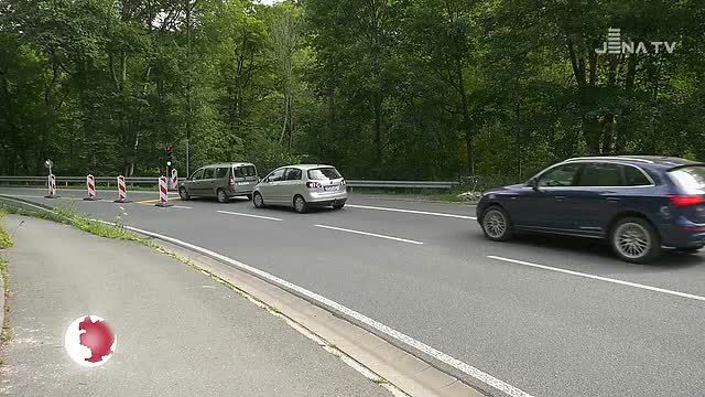 Ampelschaltung: Ein Teilstück der B7 im Mühltal ist bis Mitte August halbseitig gesperrt