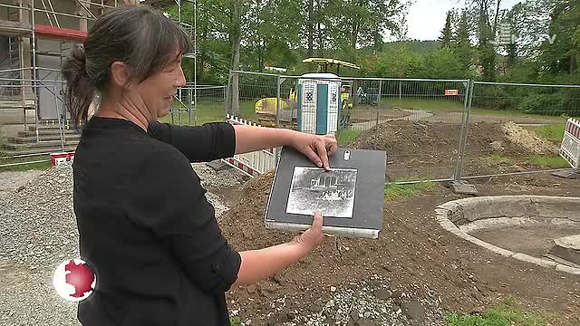 Beim Umbau: Seit Ende Mai laufen im Drackendorfer Park Umgestaltungsarbeiten