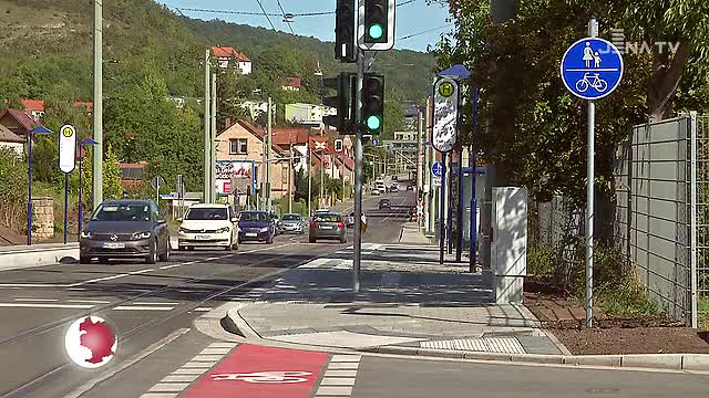 Abgeschlossene Baustelle: Die Naumburger Straße ist seit heute wieder durchgängig befahrbar