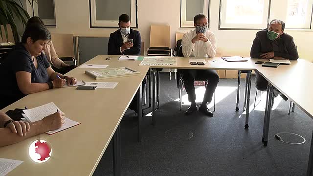 Im Gespräch: Oberbürgermeister und Dezernenten informierten über aktuelle Themen