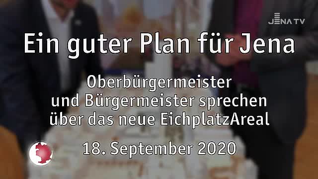 Video-Botschaft: Oberbürgermeister und Bürgermeister sprechen zum Eichplatz-Architekturentwurf