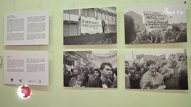Zur Wiedervereinigung: In der Rathausdiele wurde die Foto-Ausstellung „Wut.Mut.Hoffnung“ eröffnet
