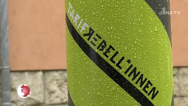 Im Warnstreik: In Teilen des Öffentlichen Dienstes ruhte heute auch in Jena die Arbeit