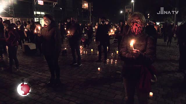 Erinnerungsort: Am Westbahnhof gedachten mehr als 200 Jenaer der jüdischen Opfer der NS-Diktatur