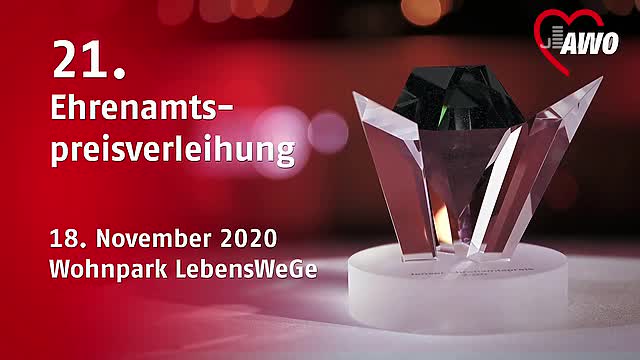 Verleihung des 21. Jenaer Ehrenamtspreises