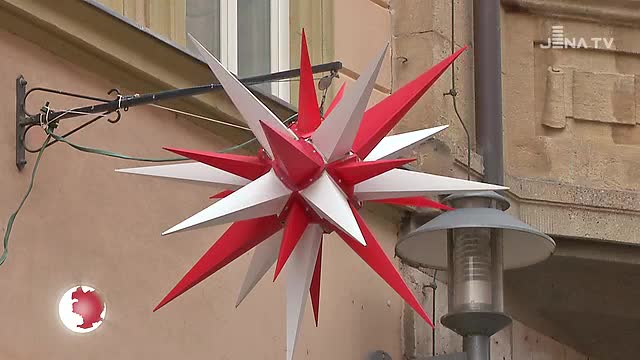 Weihnachtlich: In der Innenstadt werden die Jenaer schon ein wenig aufs Fest eingestimmt