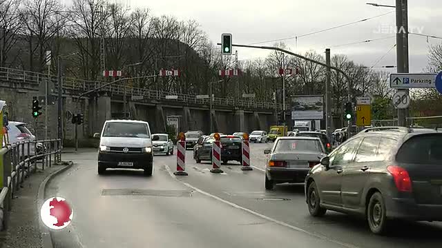 Linksabbiegespur gesperrt: In der Straße Am Anger gibt es bis Samstag Einschränkungen
