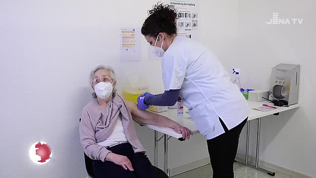 In Betrieb genommen: In Lobeda-Ost wurde heute das erste Impfzentrum für Jena eröffnet