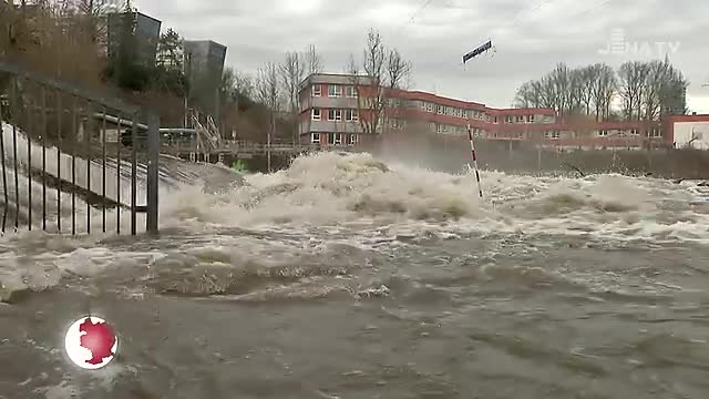 Sinkender Pegel: Für das Wochenende wird kein Hochwasser an der Saale erwartet 