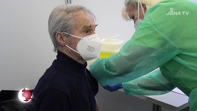 Impfstelle im Volksbad: Heute wurde das zweite Jenaer Impfzentrum der Kassenärztlichen Vereinigung eröffnet