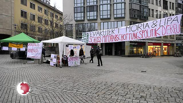 Mahnwache: Junge Jenaer unterstützten den Aktionstag für Solidarität mit Flüchtlingen  