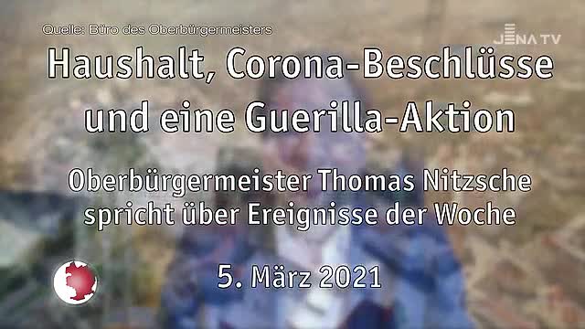 Aktuelles kommentiert: Oberbürgereister Thomas Nitzsche zum Corona-Bund-Länder-Gipfel, zum Haushalt und zu Fake News