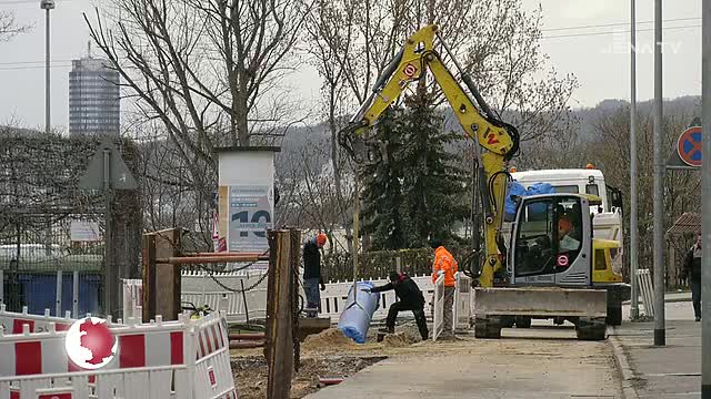 Trinkwasserleitung: In der Erich-Kuithan-Straße hat JenaWasser die Bauarbeiten wieder aufgenommen