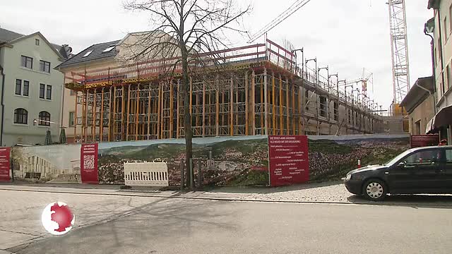 Obergeschosse in Arbeit: Der Rohbau der neuen Ernst-Abbe-Bücherei wächst in die Höhe 