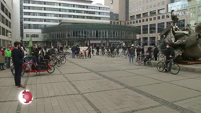 Gefahren: Fahrrad-Demo protestierte gegen „Bürger für Thüringen“ und Querdenker