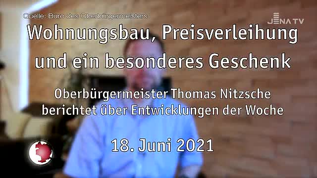 Worte zum Wohnen: Oberbürgermeister Thomas Nitzsche hat wieder eine Video-Botschaft